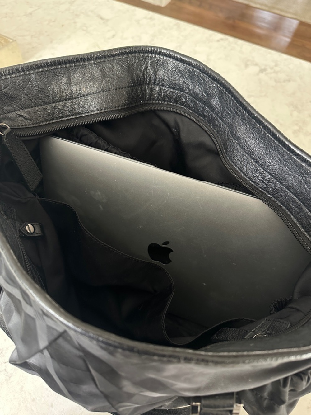 Burberry Nylon with Leather Trim Diaper Bag - Picture 9 of 9